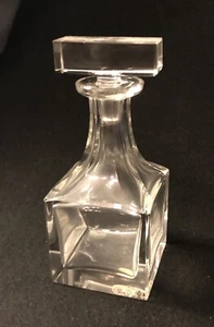 Vintage Bohemian Crystal Perfume Scent Bottle 5 1/2” Czechoslovakian - Picture 1 of 6