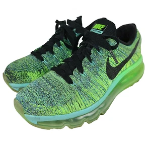 Nike Flyknit Max Volt/Blue Womens Size US 6 620659-300 - Minor Defect - Picture 1 of 10