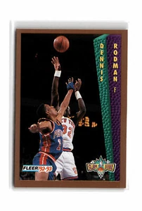Dennis Rodman Basketball #NNO 1992-93 Fleer Tony's Pizza Detroit Pistons - Picture 1 of 2