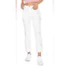 Juicy Couture Venice Star Detail Straight Leg White Pant Sz 29
