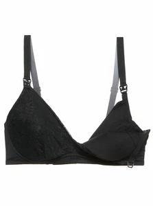 NWT Cosabella Trent1314 1314 Trenta Wireless Maternity Bra Small Black - Picture 1 of 4