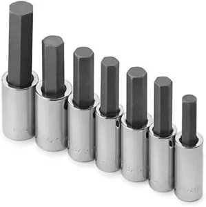 SK TOOLS 7 Piece 1/2" Drive Metric Hex Bit Socket Set - Picture 1 of 2