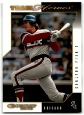 2003 DONRUSS TEAM HEROES CARLTON FISK CHICAGO WHITE SOX #121