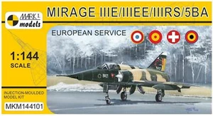 1/144 Fighter:Mirage IIIE/EE/RS/5BA 'In Europe' (French, Spain, SW, Belg): MARK1 - Picture 1 of 3