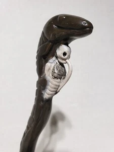 Harry Potter Serie Mangiamorte Serpente Scheletro Magia Mistero Bacchetta Maschera Mago - Foto 1 di 12