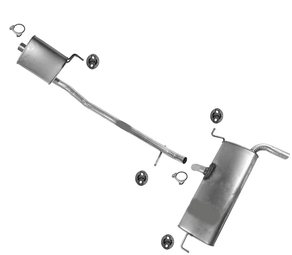 Silenciador de tubo de extensión de resonador de escape para GM Captiva Sport 2012-2015 Foto 1 de 4