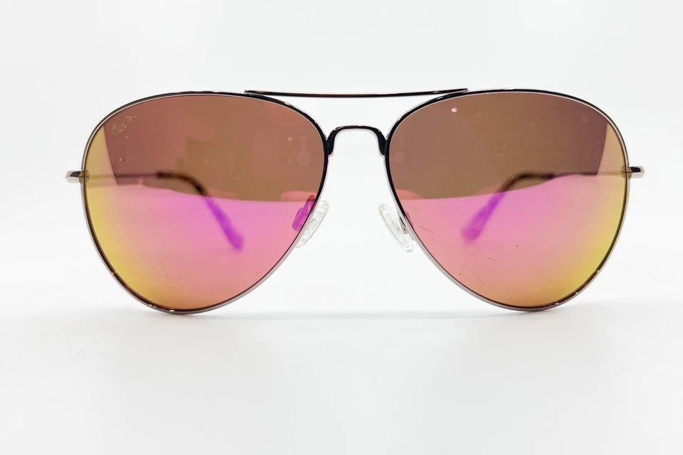 Gafas de sol Maui Jim Mavericks plateadas MJ264-16R 61-14-137 para hombre tortuga 10097 Foto 1 de 4