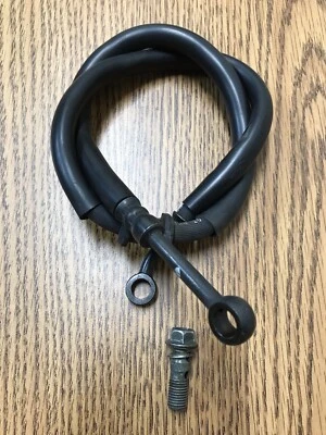 YAMAHA FZ6 2007-2009 BRAKE 2 HOSE FRONT BRAKE HOSE PART # 4S8-25873-00-00 - Image 1 of 4