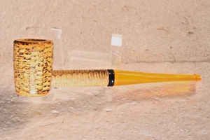 Vintage NOS Unsmoked Missouri Meerschaum Company Corncob Smoking Pipe - Picture 1 of 7