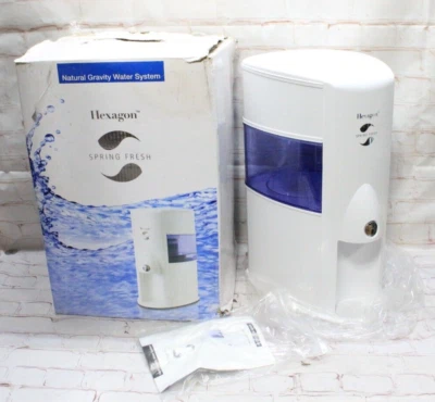 SISTEMA DE FILTRAGEM DE ÁGUA HEXAGON SPRING FRESH GRAVIDADE NATURAL  - Imagem 1 de 4