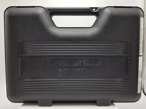 Springfield Armory XD Pistol Hard Case Black w/ Accesory Rail and Manual Extras - Picture 1 of 13