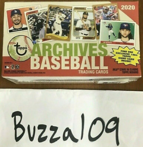 2020 Topps ARCHIVES Baseball Blaster Box Classic 1964 Design 56 Cards 1 Oversize