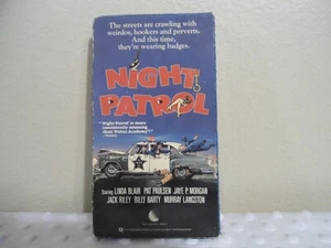 Night Patrol VHS Tape 1984 Screwball Cult Police Comedy Linda Blair Pat Paulsen - Foto 1 di 9