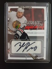 2003-04 BAP Ultimate Memorabilia Autographs 55 Tyler Arnason #113/135