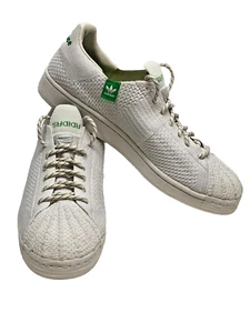 Adidas HumanRace Superstars Men Sz 11.5 Pharrell Williams White Primeknit GX0194 - Picture 1 of 16