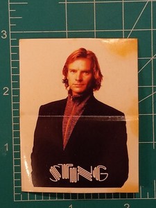 1989 Panini Smash Hits Collection Pop Stars Sonrics STING THE POLICE