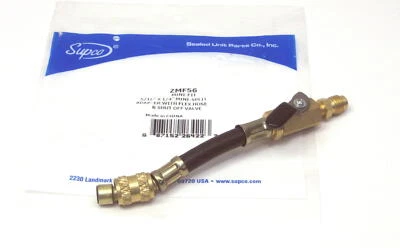 Supco ZMF56 Air Conditioner Mini Split Adapter 5/16 x 1/4 with Shut Off Valve