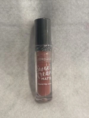 Jordana Sweet Cream Mate Líquido Labial Color 09 Rosa Macaron Abierto Foto 1 de 3