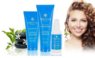 Miracle Anti-Aging Shampoo, Extreme Conditioner and Serum for Hair and Follicles - Image 1 of 4