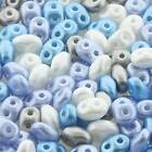 Little Boy Blue Mix Superduo Beads (DU05MIX130-TB)
