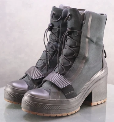 Botas de plataforma Converse GR P2 Chuck 70 De Luxe para mujer talla 10,5 negras Foto 1 de 4