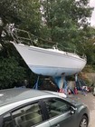 1985 Ericson 32 Sailboat - Universal Diesel & Stands - East Sandwich MA
