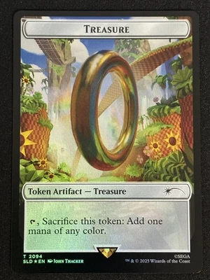 1x MTG Treasure Token (2094) (Rainbow Foil) - Secret Lair Drop Series (SLD) - Image 1 of 2