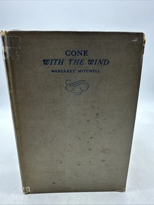 Gone with the Wind, by Margaret Mitchell (1st Edition, Dec 1936 - 8th Printing 1 Foto 1 de 4