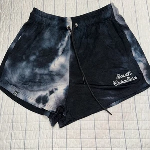 Hype & Vice Black White Tye Dye Small South Carolina Shorts NWT - Picture 1 of 7