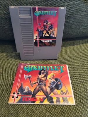 Gauntlet (Nintendo Entertainment System NES) Cartridge & Manual  - Image 1 of 4