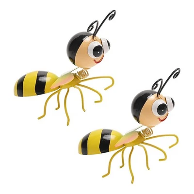 Insect Metal Wall Art, 3D Bee Metal Wall Sculpture, Hanging Outdoor Wall4437 - Image 1 of 4