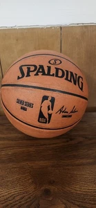 Spalding NBA Réplica Juego Pelota Serie Baloncesto Adam Plata Marrón 28.5" Usado - Imagen 1 de 8