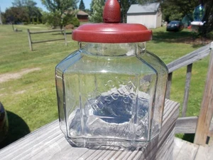 Circa 1940's Original Taylor Biscuit Co. Country Store Glass Jar Rare Size - Picture 1 of 11