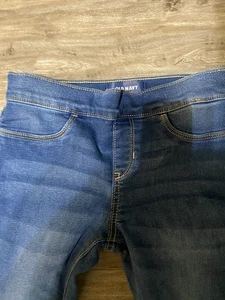 Girls Old Navy Skinny Elastic Waist Pull On Jeans Size Large 10 - 12 - Picture 1 of 3