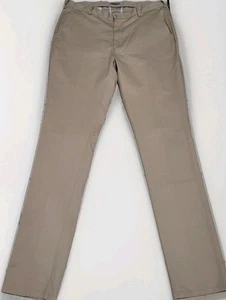 Peter Millar Crown Chinos Khakis Cotton Stretch Pima Cotton Tan Size 36 NWT $175 - Picture 1 of 7