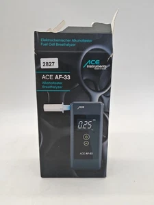 ACE AF-33 Alcotester - Tester Alcool/Promilletester Acido della Polizia, Nero - Foto 1 di 4