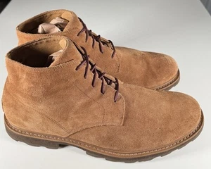 Sorel Ankle Boots Men’s 12 Madson Chukka Brown Suede Leather Lace Up Tan - Picture 1 of 11
