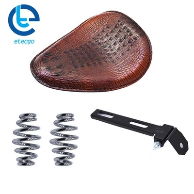 Asiento individual marrón bobber marrón apto para Honda Shadow Spirit ACE VT 1100 750 Foto 1 de 4