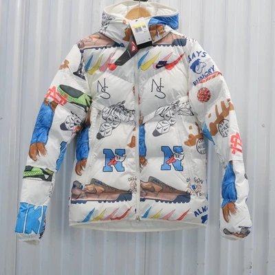 Nike Puffer Jacket Storm-Fit Bold School Primaloft White FZ2288-133 Size Small - Image 1 of 4