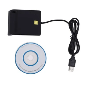 Lecteur de Carte à Puce USB pour Carte Bancaire IC/ID Lecteur de Carte EMV 8364 - Photo 1/6