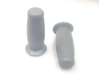 NUEVO PAR DE EMPUÑADURAS DE MANILLAR GRIS APTAS PARA LAMBRETTA GP LI TV SX Foto 1 de 4