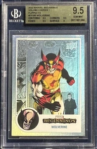 2022 Marvel Beginnings Volume 2 Series 1 Wolverine FFX90 BGS 9.5 GEM MINT Pop 2 - Picture 1 of 3