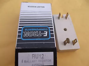 RU12,5OHM&0.5OHM DOUBLE DUTY4PRONG BALLAST REISISTOR DODGE,PLYMOUTH,CHRYSLER.4.1 - Bild 1 von 2