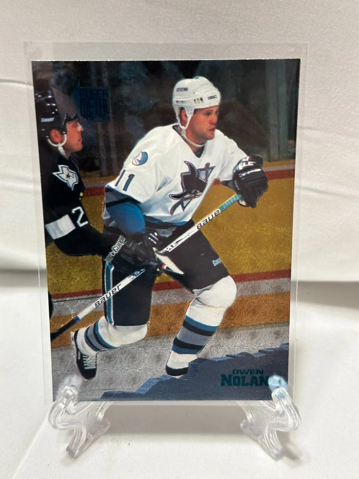 1995-96 Fleer Metal Hockey - #133 Owen Nolan - Image 1 of 2