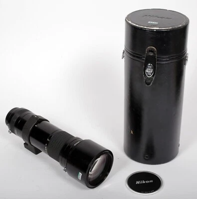 Nikon NIKKOR ED 400mm F5.6 AI-s IF MF lens for aIl F mount cameras + case #5640 - Image 1 of 4