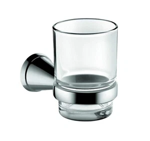 Kohler Tumbler Holder - Silver with Chrome Finish - Glass Toothbrush Holder - Picture 1 of 1