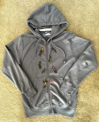 Chaqueta paul frank de colección envejecida cremallera completa gris con estampados 2005 DEADSTOCK PEQUEÑA Foto 1 de 4