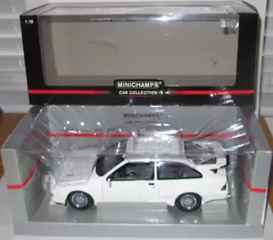 MINICHAMPS 1/18 - FORD SIERRA RS COSWORTH 1988 - Bianco Rhd - Nuovo con scatola - Foto 1 di 10