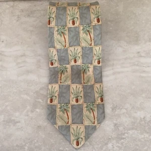 TROPICALO by TANGO SILK TIE   PALM TREE  - Picture 1 of 4