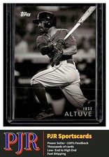 2018 Topps On-Demand Black & White #4 Jose Altuve Houston Astros
